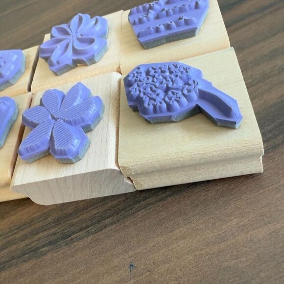 Stampin Up Painted Posies Rubber Stamp Set 2005 - Picture 4 of 7